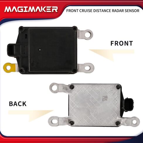 مستشعر رادار المسافة للتحكم في السرعة الأمامية 28438-5FA6A متوافق مع Nissan Altima Rogue Sport Kicks Versa 2016 2017 2018 2019 2020 2021 2022 1.6L 2.0L 2.5L استبدال 284385FA6A in Saudi Arabia