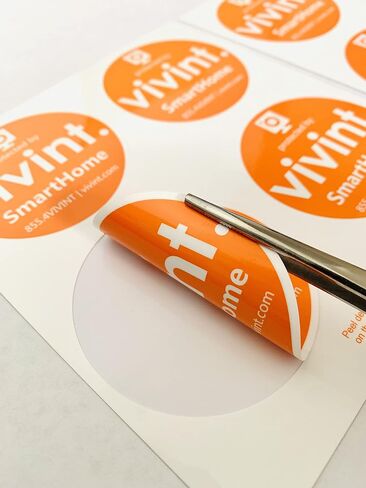 8 Door/Window Stickers Compatible with Vivint Systems in Saudi Arabia