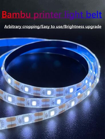ملحقات الطابعة ثلاثية الأبعاد Ickiya شريط إضاءة LED، مع شريط إضاءة LED للطابعة ثلاثية الأبعاد Banbu Lab P1p P1، ضوء أبيض رائع in Kuwait