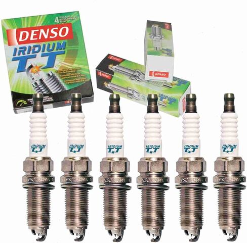 6 pc DENSO Iridium TT Spark Plugs compatible with Lexus GS350 3.5L V6 2007-2016 in Saudi Arabia