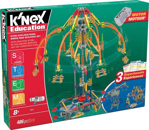K'NEX Education - استكشافات العلوم والتكنولوجيا والهندسة والرياضيات: مجموعة بناء الركوب المتأرجح، قطعتان in Saudi Arabia