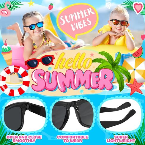 Kids Sunglasses Bulk, 12/24 Pack Party Favors Sunglasses for Kids, Neon Kids Sunglasses Party Favors for Pool Party Beach Party Birthday Graduation Party Supplies, Kids Party Favors Goodie Bags in Saudi Arabia