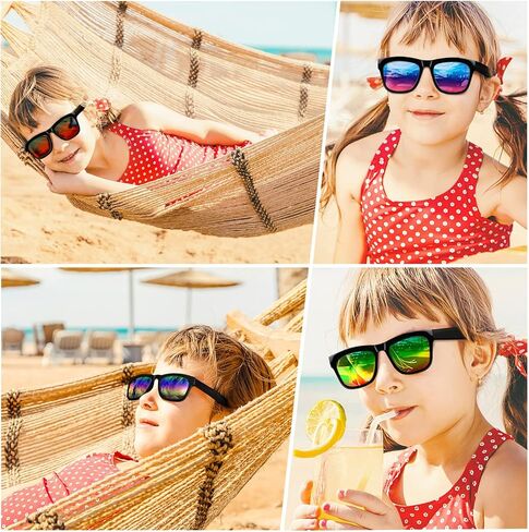Kids Sunglasses Bulk, 12/24 Pack Party Favors Sunglasses for Kids, Neon Kids Sunglasses Party Favors for Pool Party Beach Party Birthday Graduation Party Supplies, Kids Party Favors Goodie Bags in Saudi Arabia