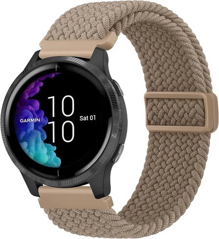 أساور Meliya متوافقة مع Garmin Venu 2 Plus / Venu Sq / Venu Watch Band للنساء والرجال، حزام بديل رياضي من السيليكون الناعم لـ Garmin Vivoactive 5/Vivoactive 3، Forerunner 645/245 Music، Vivomove Sport Smart Watch in Saudi Arabia