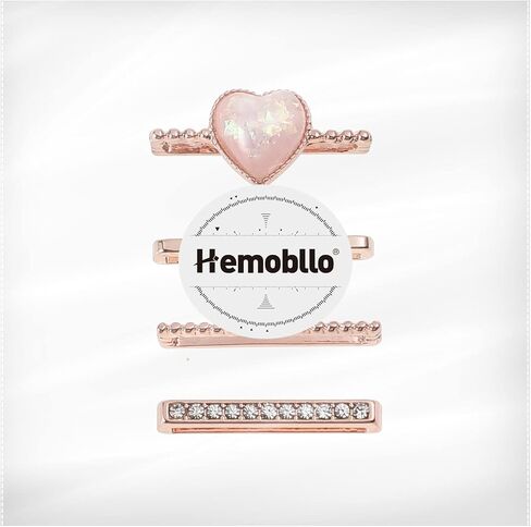 Hemobllo Watch Band Decorative Ring 4 Pack Silicone Watch Band Charm Slide-on Strap Accessories for Smartwatch Straps Easy Install Ornament for Daily Wear in Saudi Arabia