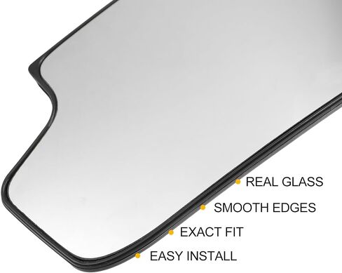 X AUTOHAUX Car Driver Left Side Rearview Mirror Glass Replacement Non-Heated W/Backing Plate for Chevrolet Silverado 1500 2016-2018 in Saudi Arabia