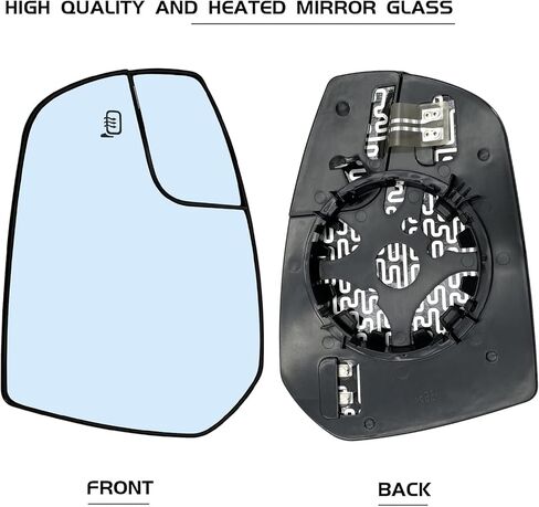 استبدال زجاج مرآة الجانب الأيمن للركاب لمرايا فورد إسكيب 2017 2018 - زجاج مرآة محدب ساخن للرؤية الجانبية مع حامل خلفي GJ5Z17K707A in Kuwait