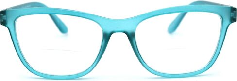 SA106 Womens Horn Rim Rectangular Bi-focal Reading Glasses in Saudi Arabia