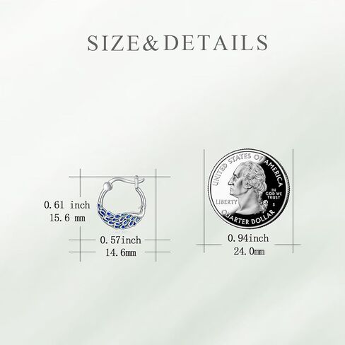 POPLYKE Sloth/Spider/Peacock Earrings for Women Sterling Silver Huggie Hoop Earrings Jewelry Gifts for Girls in Kuwait