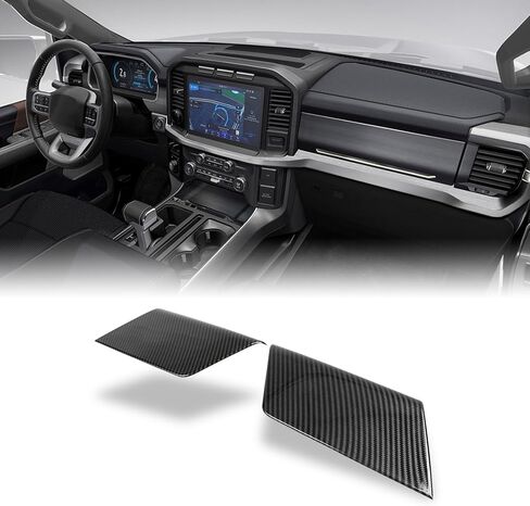 غطاء لوحة حامل الكأس F150 متوافق مع ملحقات الزخرفة الداخلية لشاحنة Ford F-150 2021-2024 in Saudi Arabia