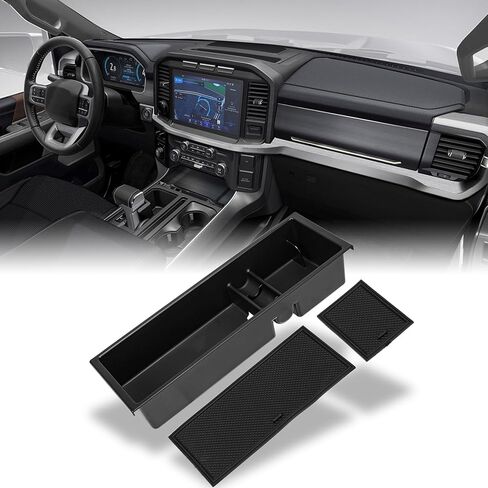 غطاء لوحة حامل الكأس F150 متوافق مع ملحقات الزخرفة الداخلية لشاحنة Ford F-150 2021-2024 in Saudi Arabia