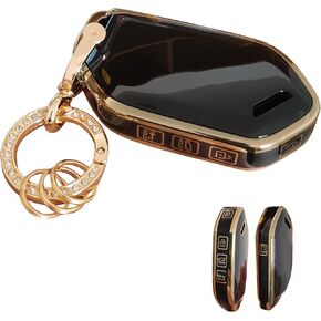 Soft Protective Shell for Kia Key Fob Cover Key Shell with Keychain Fit for 2023 2024 Kia Telluride EV5 Key Fob Case (White) in Kuwait