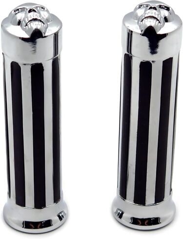 XKMT-Hand Grips 7/8" Handlebar Compatible with Harley XL 883 Hugger Sportster Cruiser Chromed [B00YWC1VQE] in Saudi Arabia
