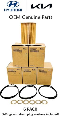 Kia Oil Filter 26320-3CKB0 (6) in Saudi Arabia