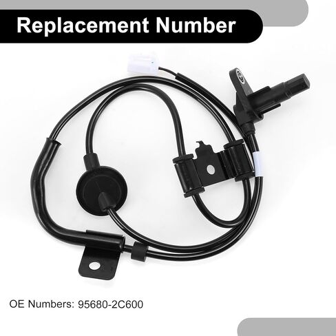 ABS Wheel Speed Sensor Rear Left Rear Hub Wheel ABS Speed Sensor Cap No.95680-2C600 for Hyundai Tiburon 2005-2008 in Saudi Arabia