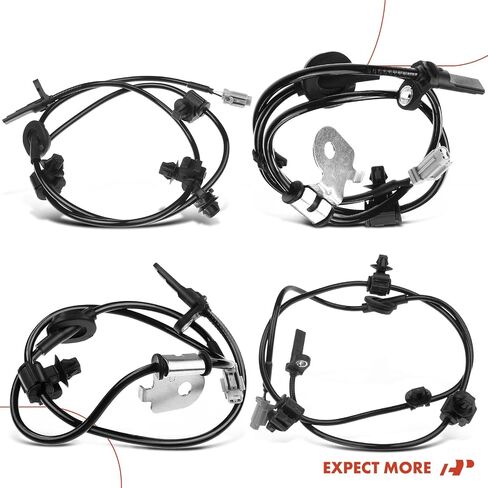 A-Premium ABS Wheel Speed Sensor Compatible with Subaru Models - Impreza 2012 2013 2014 2015 - Front & Rear, Driver and Passenger Side, 4-PC Set, Replace# 27540FJ030, 27540FJ020 in Saudi Arabia