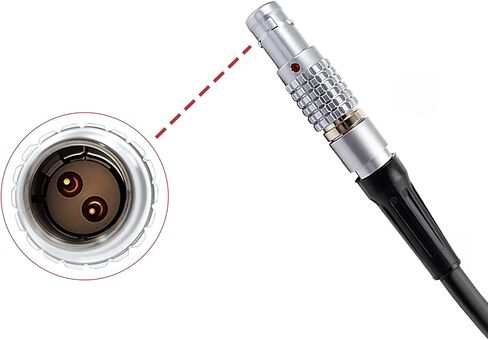 D-TAP إلى 2 دبوس 0B الذكور كابل الطاقة اليمنى مناسبة لتيراديك ، بيكس الأسود ، ARRI ، Red Komodo ، Z CAM ، DJI RS2/RS3 Pro ، Smallhd ، Preston ، Paralinx ، Switronix ، 59 " in Kuwait