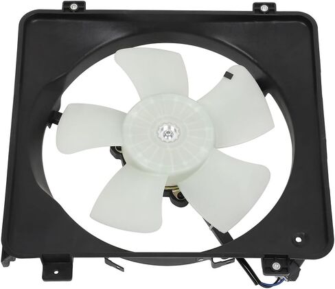 ECCPP A/C Contenser Cooling Fan Assembly Fit 1997-2000 for Acura el 1996-1998 for Honda for Civic in Saudi Arabia