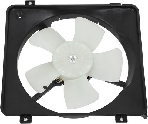 ECCPP A/C Contenser Cooling Fan Assembly Fit 1997-2000 for Acura el 1996-1998 for Honda for Civic in Saudi Arabia