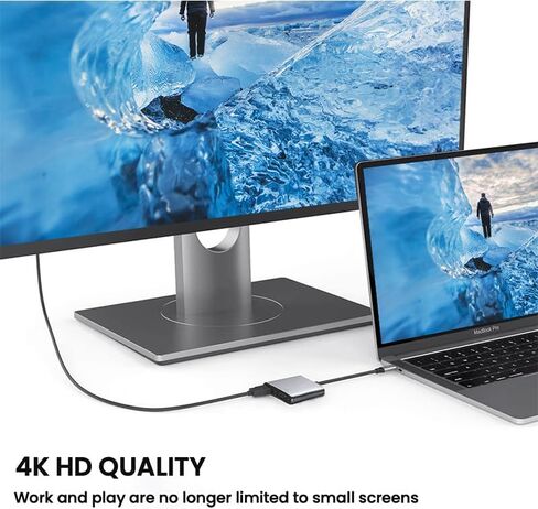4 في 1 USB C إلى HDMI PD Adapter TY> PE C HUB مع 4K HDMI Port Port USB 3.0 PORT 60W توصيل الطاقة للمحترفين in Saudi Arabia