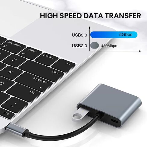 4 في 1 USB C إلى HDMI PD Adapter TY> PE C HUB مع 4K HDMI Port Port USB 3.0 PORT 60W توصيل الطاقة للمحترفين in Saudi Arabia
