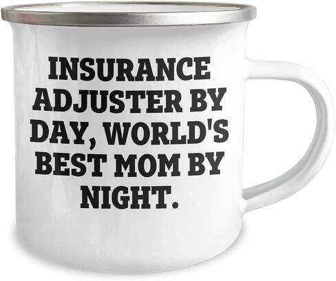 Insurance Adjuster Gifts from Mom, Christmas Unique Gifts for Insurance Adjuster By Day, World's Best Mom By Night., Funny Camping Mug, and More (160 characters) in Saudi Arabia