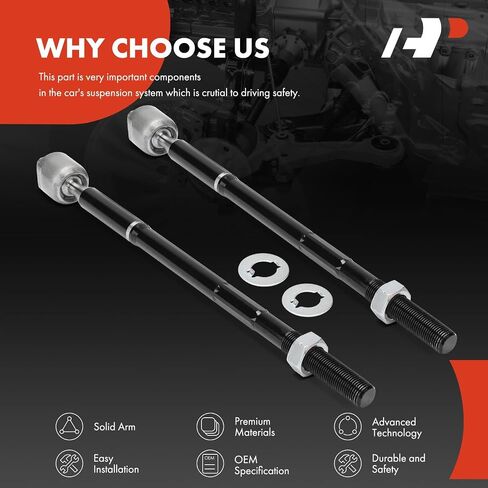 A-Premium 2 X ROD Inner Inner Rod ، متوافق مع Toyota Corolla 2009-2019 ، Matrix 2009-2014 in Saudi Arabia