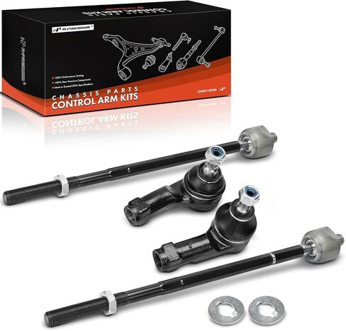 A-Premium Set of 4, Front Inner & Outer Tie Rod End Kit, Compatible with Ford Focus 2009 2010 2011, Except Variable Rate Steering in Saudi Arabia
