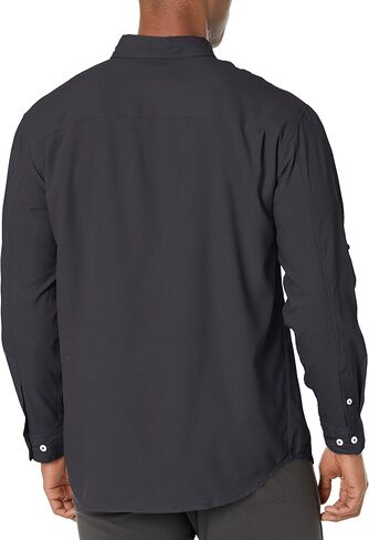 Huk Men's Tide Point Long Sleeve Shirt | زر الأداء لأسفل in Saudi Arabia