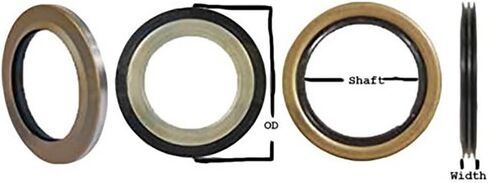 RAParts 51494DA Inner Axle Seal Fits Farmall A, AV, B, BN, Super A, Super A-1, Super AV in Saudi Arabia