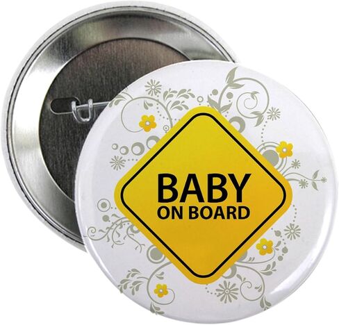 CafePress Baby On Board Baby 2.25 Button 2.25" Button in Saudi Arabia