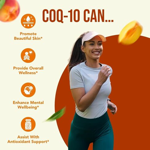 ملحق Coennzyme Q10 200mg CoQ10 - مرة واحدة يوميًا كبسولات مسحوق COQ 10 200 ملغ لمضادات الأكسدة الصحيحة ودعم الطاقة - امتصاص سريع للمواد المعدلة وراثيًا ubiquinone Q10 coenndly (400 حصص) in Kuwait