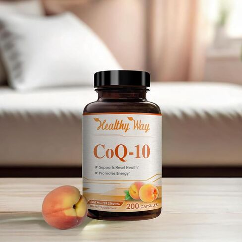 ملحق Coennzyme Q10 200mg CoQ10 - مرة واحدة يوميًا كبسولات مسحوق COQ 10 200 ملغ لمضادات الأكسدة الصحيحة ودعم الطاقة - امتصاص سريع للمواد المعدلة وراثيًا ubiquinone Q10 coenndly (400 حصص) in Kuwait