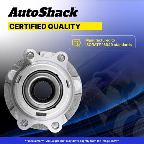 AutoShack Front Wheel Hub Bearing Pair of 2 Driver and Passenger Side Replacement for Chevrolet Equinox Impala Malibu Limited GMC Terrain Buick LaCrosse Regal Cadillac XTS CTS AWD FWD 5-Lug HB613290PR in Saudi Arabia