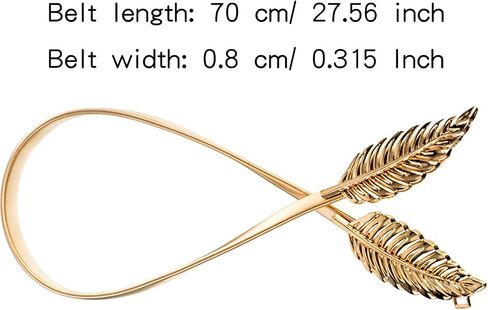 4 Pieces Women Elastic Waist Belt Stretch Metal Dress Belt for Women, Silver and Gold in Saudi Arabia