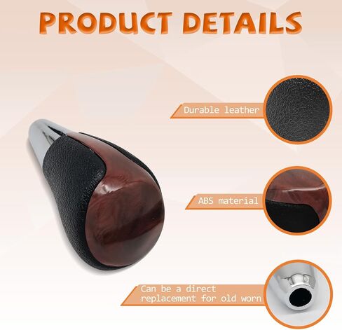 Black Walnut Wood Gear Shift Knob Shifter Compatible with Toyota Camry 2012-2017 Corolla 2014-2018 Rav4 2013-2017 Prius C 2012-2017 Yaris 2015-2017 in Saudi Arabia