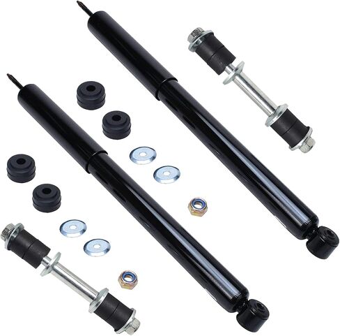 Detroit Axle - امتصاصات الصدمات الخلفية لعام 2000-2011 Ford Focus 2001 2002 2003 2004 2005 2006 2007 2008 2008 2010 ، 2 shock assorbers ، 2 Sway Bar Links in Saudi Arabia