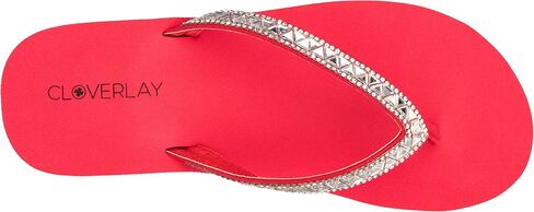 CLOVERLAY Women's Flip Flops Flat Sandals Comfortable Soft Cushion Summer Beach Thong Sandals in Kuwait