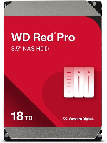 Western Digital 10tb WD Red Pro NAS Drive Internal Hard Drive HDD - 7200 دورة في الدقيقة ، SATA 6 جيجابايت/ثانية ، CMR ، 512 ميغابايت ذاكرة التخزين المؤقت ، 3.5 " - WD103KFBX in Kuwait