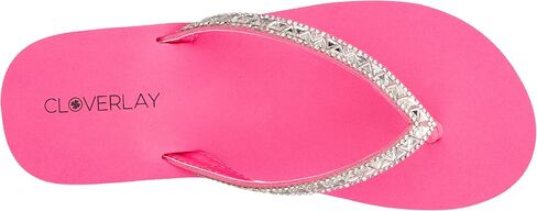 CLOVERLAY Women's Flip Flops Flat Sandals Comfortable Soft Cushion Summer Beach Thong Sandals in Kuwait