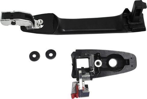 Garage-Pro Exterior Door Handle Compatible with Honda Civic 2006-2011, Pilot 2009-2014 Primed With Key Hole Front, Driver Side in Saudi Arabia