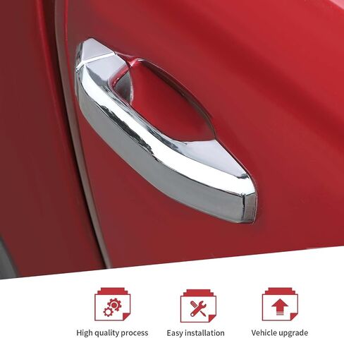 JeCar White Door Handle Cover Fit for Chevrolet Silverado/GMC-Sierra 2014+ in Kuwait