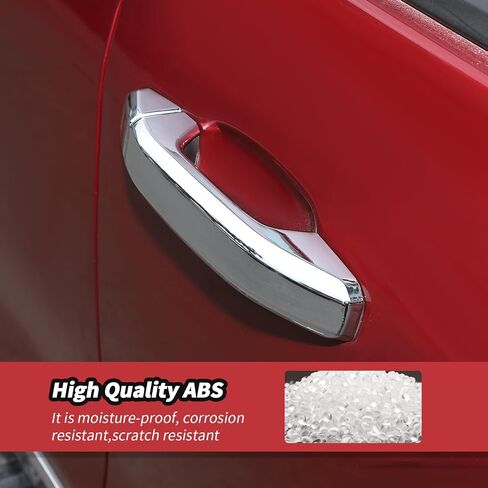 JeCar White Door Handle Cover Fit for Chevrolet Silverado/GMC-Sierra 2014+ in Kuwait