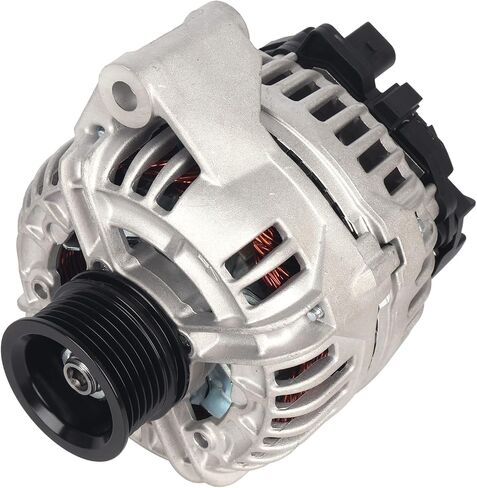 المولد الذاتي الملائم لـ 2004-2008 Chrysler Crossfire ، 2001-2005 Mercedes-Benz C240 C32 AMG C320 CLK320 ML320 ML350 SLK320 SLK32 AMG ، 120AMP 12V CW 6-GROOVE PULLEY ، استبدال# 012451505656 in Saudi Arabia