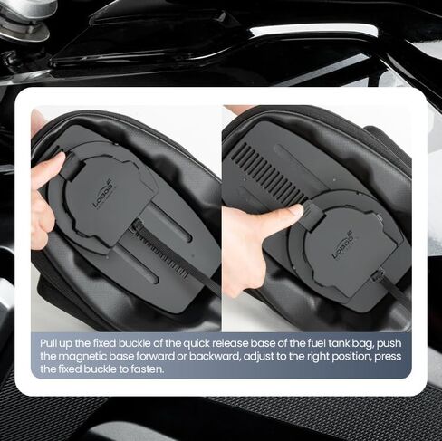Loboo Tank Bag Ring Quick Disassembly And Non-Contact With The Paint Surface Of The Fuel Tank Will Not Damage The Paint Surface, Compatible With BMW R1300GS(2023-) in Kuwait