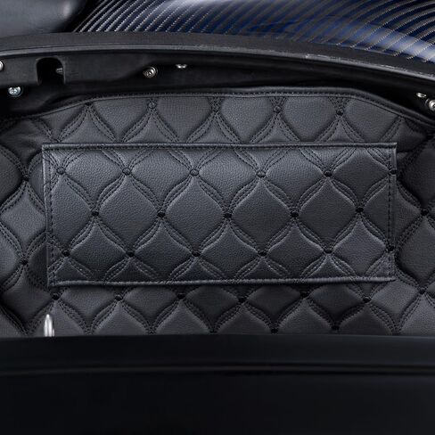 Advanblack Custom Stitching Saddlebag Liners for '18-'24 Harley Low Rider ST FLHXST Sport Glide FLSB (Orange Stitching) in Saudi Arabia