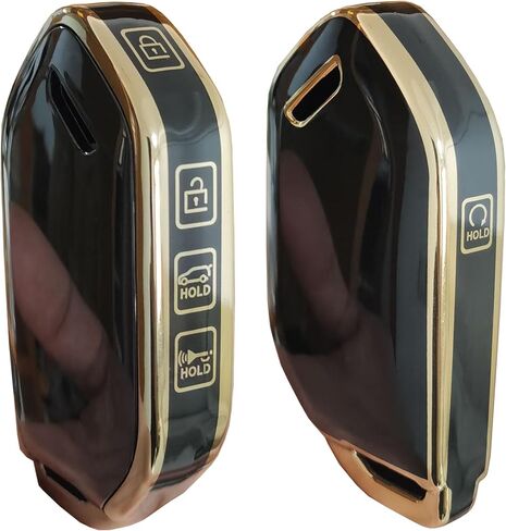 Soft Protective Shell for Kia Key Fob Cover Key Shell with Keychain Fit for 2023 2024 Kia Telluride EV5 Key Fob Case (White) in Kuwait