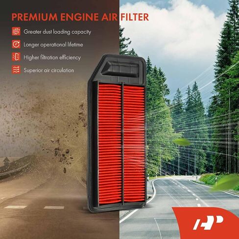 A-Premium Pre-oiled Engine Air Filter Compatible with Honda Accord 2003-2007 & Acura TSX 2004-2008, 2.4L, Replace# SPA2276 in Saudi Arabia