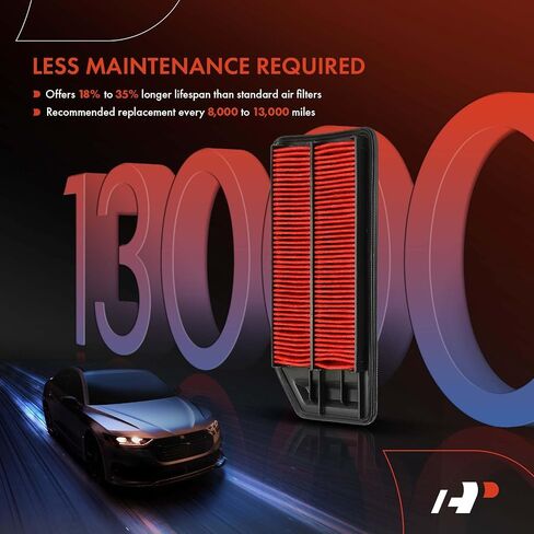 A-Premium Pre-oiled Engine Air Filter Compatible with Honda Accord 2003-2007 & Acura TSX 2004-2008, 2.4L, Replace# SPA2276 in Saudi Arabia