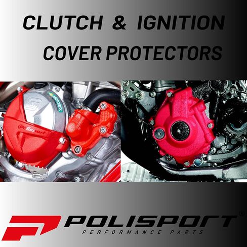 Polisport Clutch and Ignition Cover Protector Kit For Kawasaki KX 250F (2013-2016) - Green in Kuwait